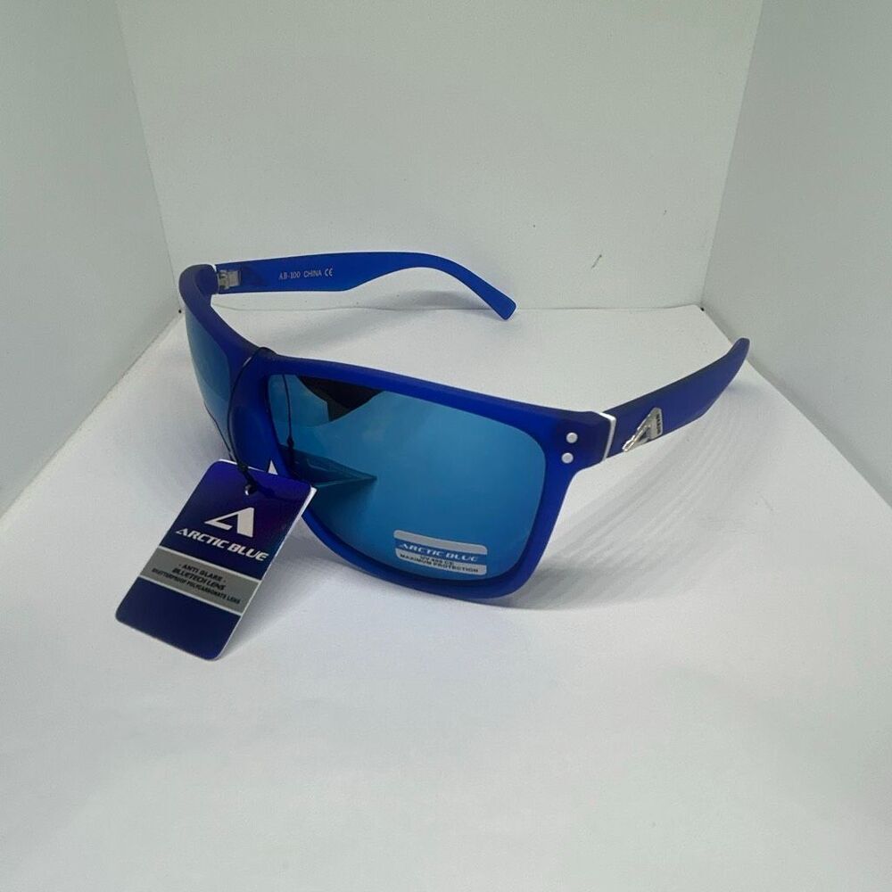 Arctic Blue UV400 Sunglasses Anti-Glare Shatterproof Lenses